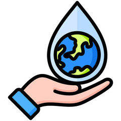 Poster - Save Water Icon