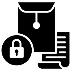 Sticker - Confidential Information Icon