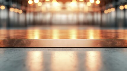 Aufkleber - Brushed abstract background concept. A polished surface reflecting soft lighting in a modern interior space with a warm ambiance.