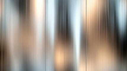Poster - Brushed abstract background concept. Abstract metallic background with blurred lines and soft color gradients.
