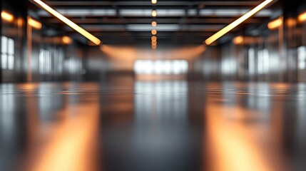 Aufkleber - Brushed abstract background concept. Modern interior with sleek lighting and reflective surfaces, creating a vibrant atmosphere.