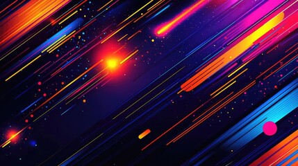 Poster - Splatter abstract background concept. Vibrant streaks of color and light create a dynamic, abstract background.
