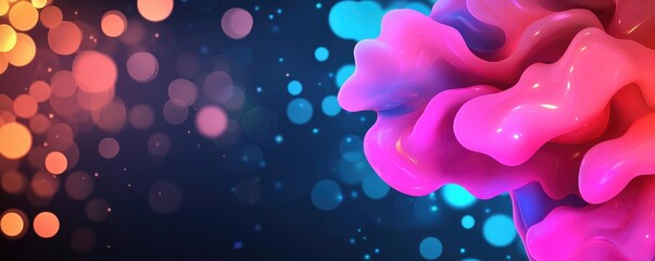 Aufkleber - Splatter abstract background concept. Abstract design featuring vibrant colors and unique shapes for creative projects.