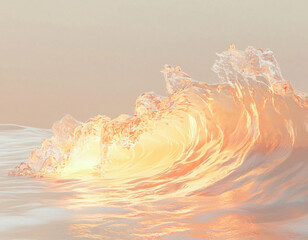 Canvas Print - Golden Hour Wave