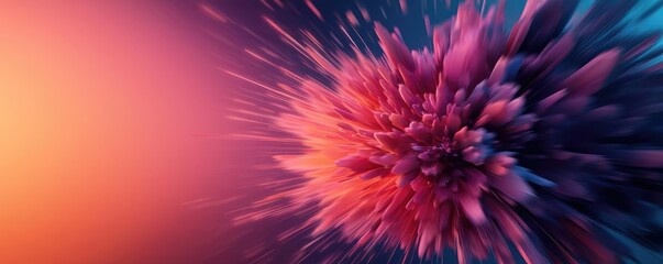 Aufkleber - Splatter abstract background concept. Vibrant abstract explosion of colors creating a dynamic visual experience.