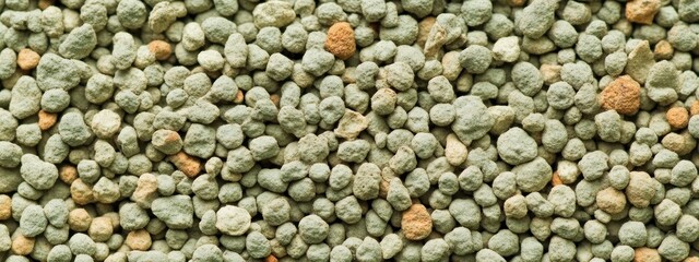 Aufkleber - Close-up of small, round, multicolored pebbles,  texture background.