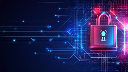 Poster - Abstract Security Technology with Light Effects