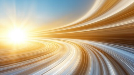 Poster - Modern Abstract Light Rays for Management Technology