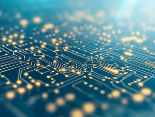 Poster - futuristic technology background