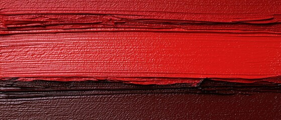 Poster - Abstract red textured background showcasing layers of paint for artistic use.