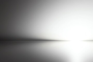 Poster - An abstract light gradient with soft shadows creating a modern minimalist background.