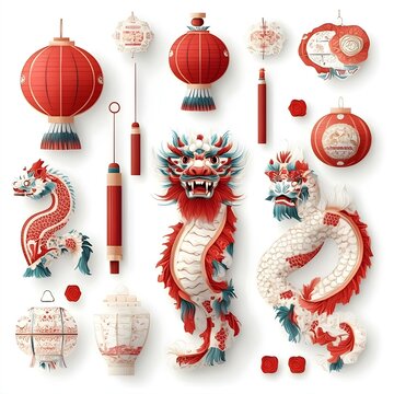 Beautiful collection of Chinese antiques including vases and calligraphy.