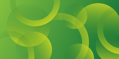 Poster - Modern light green and yellow abstract background with circle shape. Dynamic shapes composition. modern corporate and business concept. Vector illustration design for presentation, banner, wallpape.
