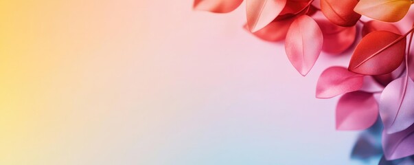 Poster - Splatter abstract background concept. A vibrant blend of colorful leaves creating a lively and artistic background.