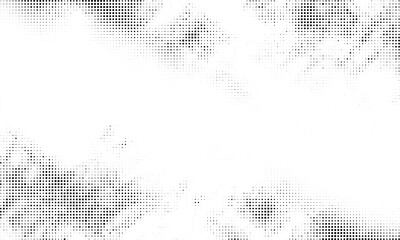 Poster - Abstract halftone with black and white gradient. grunge texture for blend effect, multiply and overlay, paper textured background, vector illustration
