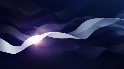 Leinwandbilder - Minimalist background featuring dark blue and purple tones, creating a modern and calming aesthetic.