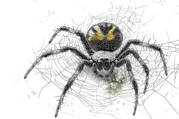 A Spider's Art in Yellow Silk