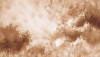 Poster - Sepia Toned Cloudscape Textured Background. Artistic Atmospheric Scene Perfect for Vintage Themed Projects, Nostalgic Designs, Romantic Invitations, or Elegant Website Headers with a Timeless Appeal