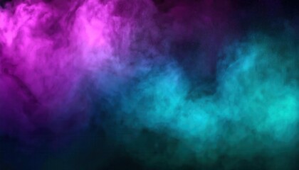 Aufkleber - Vibrant Purple and Teal Smoke Abstract Background for Creative Projects, Digital Art, Websites, Event Flyers, or Modern Graphic Design. Atmospheric Blend for Versatile Visual Applications