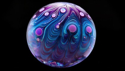 Wall Mural - sphere with background