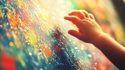 Poster - Engaging Childhood Learning in Bright Classroom Environment