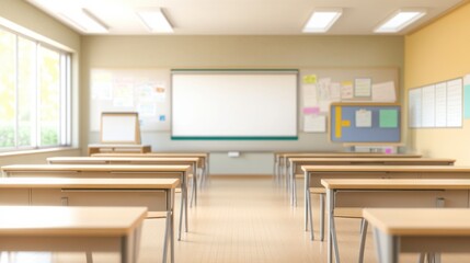 Poster - Innovative Classroom with Interactive Whiteboard Setting