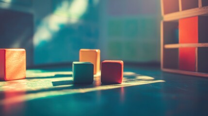 Poster - Playful Learning Tools in a Bright Classroom Setting