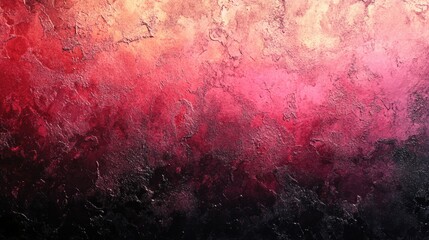 Poster - Abstract textured background with gradient hues of pink and black.