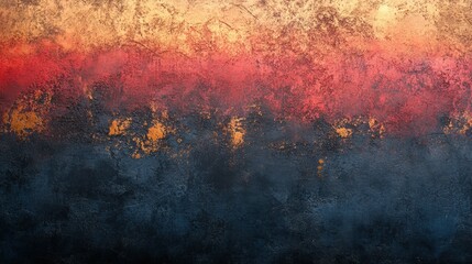 Poster - A textured gradient background featuring warm and cool tones, ideal for digital design.
