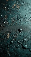 Poster - A close-up of a textured surface with various small particles and uneven features.