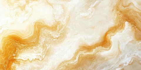 Poster - Abstract onyx pattern with warm tones and fluid lines, ideal for backgrounds or textures.