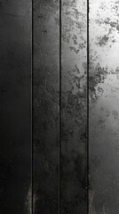 Poster - A textured black surface with vertical lines and a worn appearance.