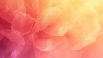 Poster - A vibrant abstract background with soft hues blending from pink to orange.
