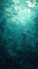 Aufkleber - An abstract representation of water with a textured teal background.