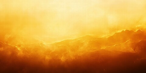 Poster - A warm, golden landscape suggesting sunlight or a sunset over waves.