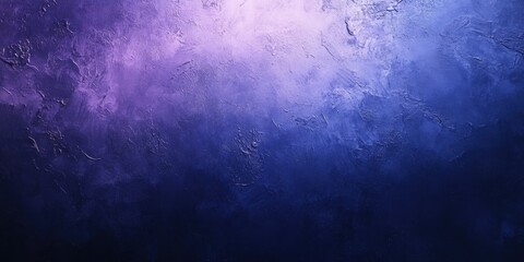 Poster - A textured abstract background blending purple and blue hues, ideal for digital design.