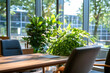 © Dibani - Bright, modern office space with plants and natural light.