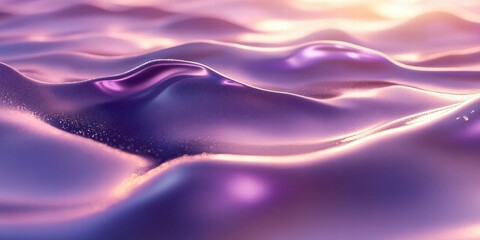 Aufkleber - Abstract representation of smooth, undulating surfaces with a soft, luminous quality.