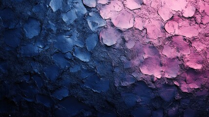 Poster - Abstract textured surface with a gradient of blue and pink hues.