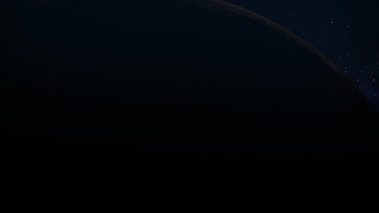 Wall Mural - 4K Venus and Sun in Deep Space