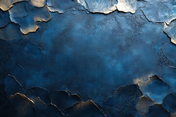 Poster - Abstract textured background featuring dark blue and gold tones.