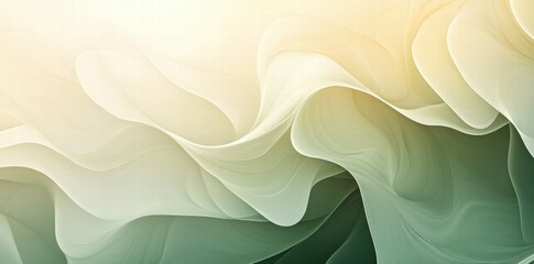 Poster - Abstract wavy patterns in soft colors create a serene and calming visual effect.