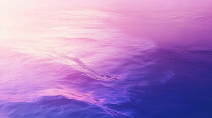 Poster - A serene view of calm ocean water reflecting soft pastel colors.