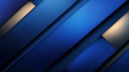 Poster - Abstract blue geometric design with layered textures and gradients.