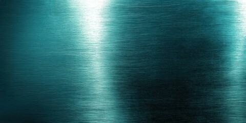 Poster - A smooth, metallic texture with a gradient of teal and silver tones, ideal for backgrounds.