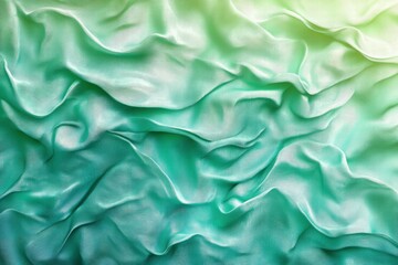 Aufkleber - Textured fabric in shades of teal, creating a soft and flowing visual effect.