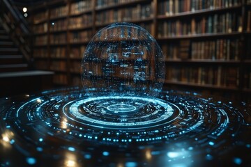 Poster - An e-library concept utilizing virtual computer icons for navigation
