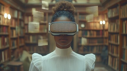 Poster - Experiencing personalized augmented reality in a colorful library atmosphere