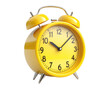 © GODSTOX - Isolated Yellow Alarm Clock
