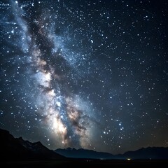 Wall Mural - starry night sky